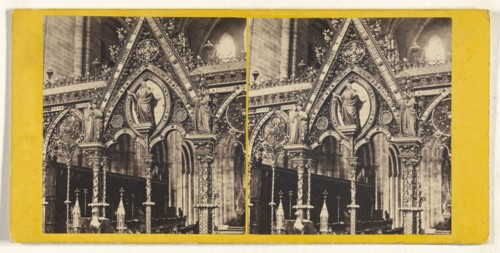 Hereford Cathedral. - Centre of Rood Screen; W. Harding Warner, British, 1816 - 1894, active Plymouth and Ross, England, 1860s