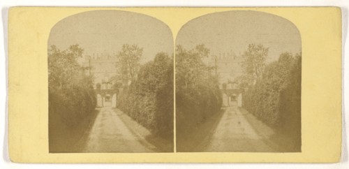Bolsover Castle. - From the Riding House; J.A. Warwick, British, active 1850s - 1860s, 1857 - 1860; Albumen silver print
