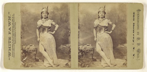 White Fawn.; Peter F. Weil, American, active New York, New York 1860s - 1870s, or Jeremiah Gurney & Son; 1868; Albumen silver