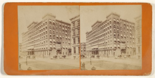 Windsor Hotel. 5' Aven. New York; Attributed to Peter F. Weil, American, active New York, New York 1860s - 1870s, about 1865
