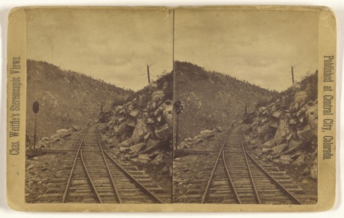 View on the Colorado Central R.R. from Black Hawk to Central City, Colorado; Charles Weitfle American, 1836 - after 1884