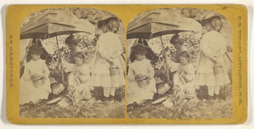 After School; Franklin G. Weller, American, 1833 - 1877, about 1875; Albumen silver print
