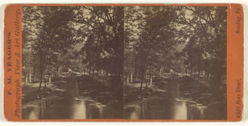 Litiz Springs, Lancaster Co; F.M. Yeager, American, active Reading, Pennsylvania 1870s, 1870s; Albumen silver print