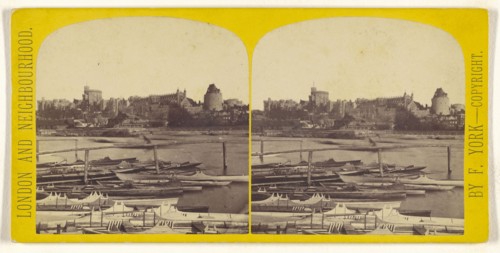 Windsor Castle From Eton; Frederick York, British, 1823 - 1903, 1865 - 1875; Albumen silver print