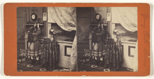 Aspiring; about 1865; Albumen silver print