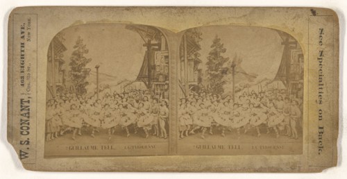 Guillaume Tell. La Tyrolienne; French; about 1860; Albumen silver print