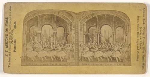 Robert Le Diable 2eme Acte Scene VI; French; about 1860; Albumen silver print