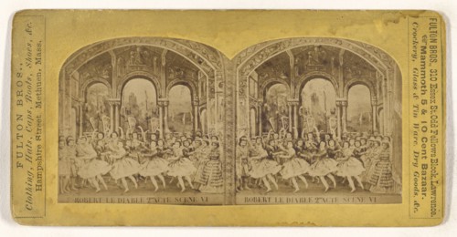Robert Le Diable 2eme Acte Scene VI; French; about 1860; Albumen silver print