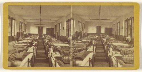 Prison, Albany, N.Y; American; about 1865; Albumen silver print