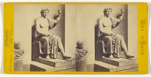 Naples. Esculapio au R. Musee; about 1865; Albumen silver print
