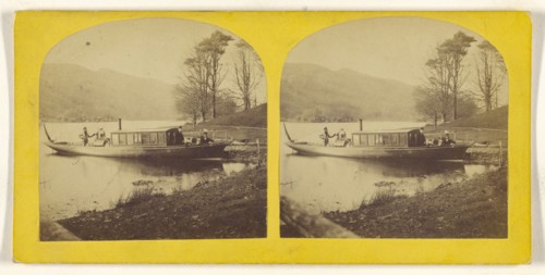 Houseboat; about 1865; Albumen silver print