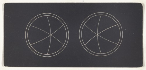 Optical illusion; 1850s; Lithograph