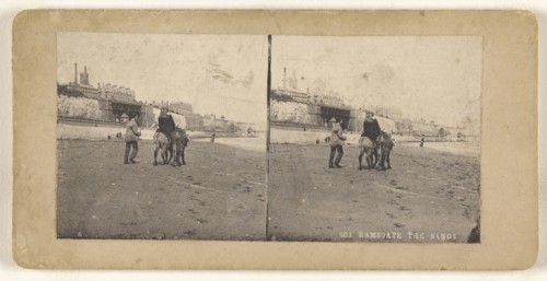 Ramsgate The Sands; British; about 1865; Collotype