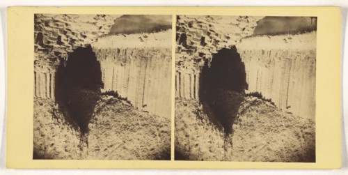 Fingal's Cave, Staffa; British; about 1860; Albumen silver print