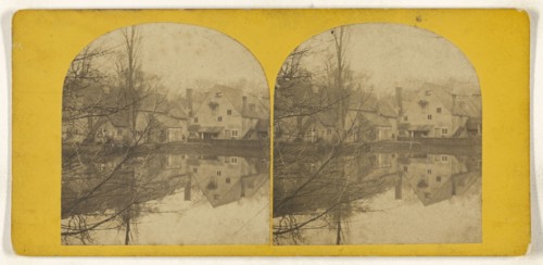 Warwick. Evening on the Avon, Guy's Cliff; British; about 1860; Albumen silver print