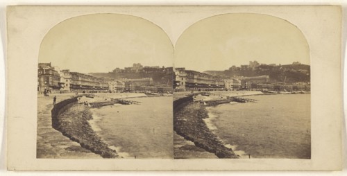 Dover, Sea Front; British; about 1860; Albumen silver print
