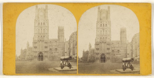 Ely Cathedral - West Front; British; about 1860; Albumen silver print