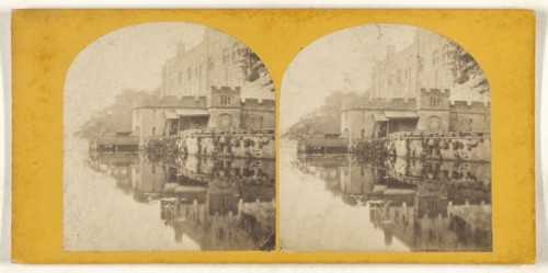 Warwick Castle; British; about 1860; Albumen silver print