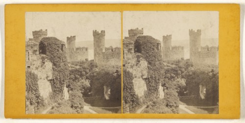 View at Conway, North Wales; British; about 1860; Albumen silver print