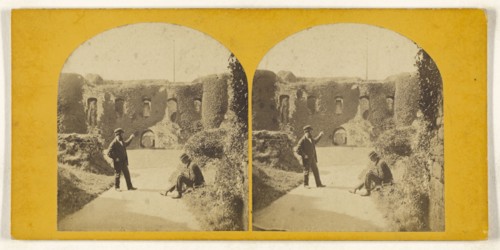 Beaumaris Castle, North Wales; British; about 1865; Albumen silver print