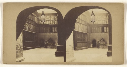 Entrance to St. Mary's Hall, Coventry; British; about 1865; Albumen silver print