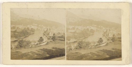Llangollen; British; about 1865; Albumen silver print