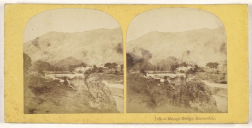Grange Bridge, Borrowdale; British; about 1860; Albumen silver print