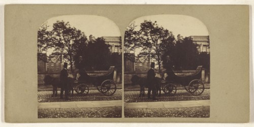 Lord Street, Southport; British; about 1865; Albumen silver print