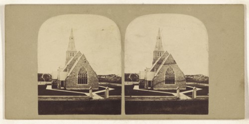 Birkdale Ch. nr. Southport; British; about 1865; Albumen silver print