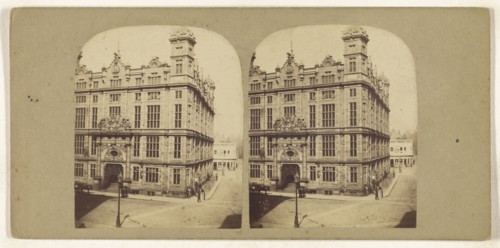 Sailor's Home, Liverpool; British; about 1865; Albumen silver print