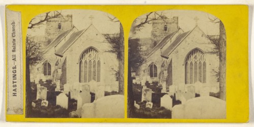 Hastings, All Saints Church; British; about 1860; Albumen silver print