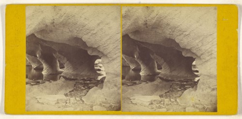 Killarney. Caves under the  Colleen Bawn  Rock, Middle Lake; British; about 1860; Albumen silver print