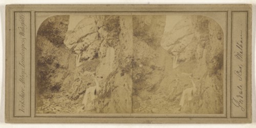 Gordale Scar, Malvern; British; about 1860; Albumen silver print
