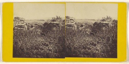 Chapel, Tintegel Castle. Cornwall; British; about 1860; Albumen silver print