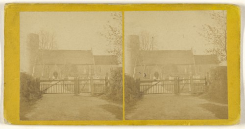 Belton Church; British; about 1860; Albumen silver print