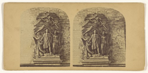 Bas Relief de L'Eglise, Paris; French; 1860s; Albumen silver print