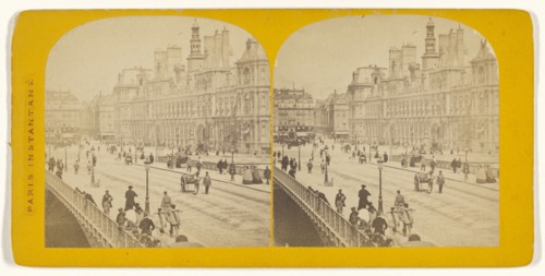 Hotel de Ville; French; 1860s; Albumen silver print