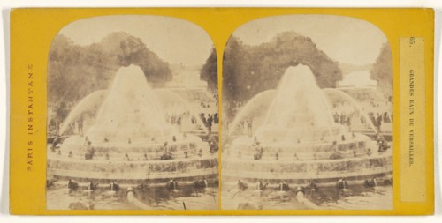 Grandes Eaux de Versailles; French; 1860s; Albumen silver print