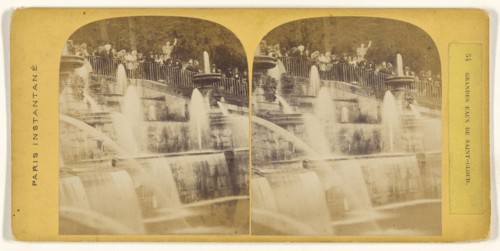 Grandes Eaux de Saint-Cloud; French; 1860s; Albumen silver print