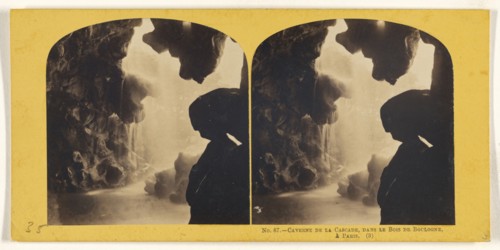 Caverne de la Cascade, dans Le Bois de Boulogne, a Paris; French; 1860s; Albumen silver print