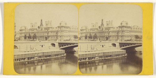 Hotel de Ville; French; 1860s; Albumen silver print