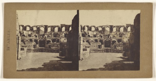 24 bis Arles; French; about 1865; Albumen silver print