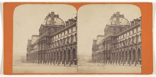 Louvre; French; about 1865; Albumen silver print