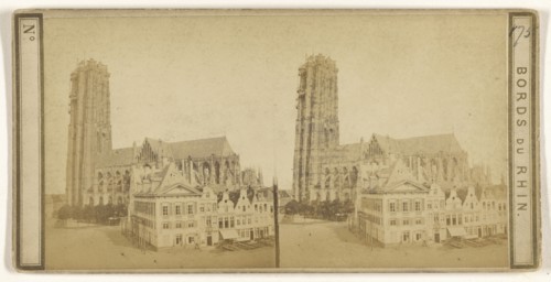 Malinea, Beligique, Cathedrale; French; about 1865; Albumen silver print
