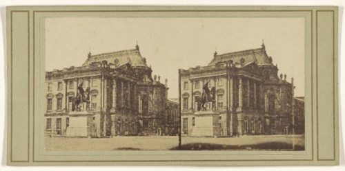 Louis XIV. Versailles; French; about 1860; Albumen silver print