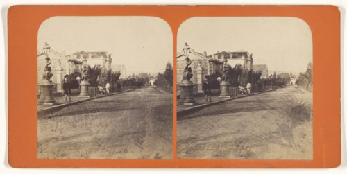 Bd Napoleon No. 6; French; about 1860; Albumen silver print