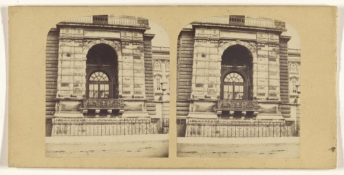 le louvre. Paris; French; about 1865; Albumen silver print