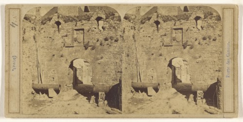 Portes des Canons; French; about 1865; Albumen silver print