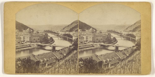 City of Bad Ems, Germany; German; about 1870; Albumen silver print