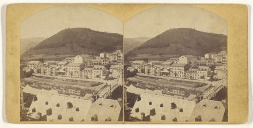 City of Bad Ems, Germany; German; about 1870; Albumen silver print